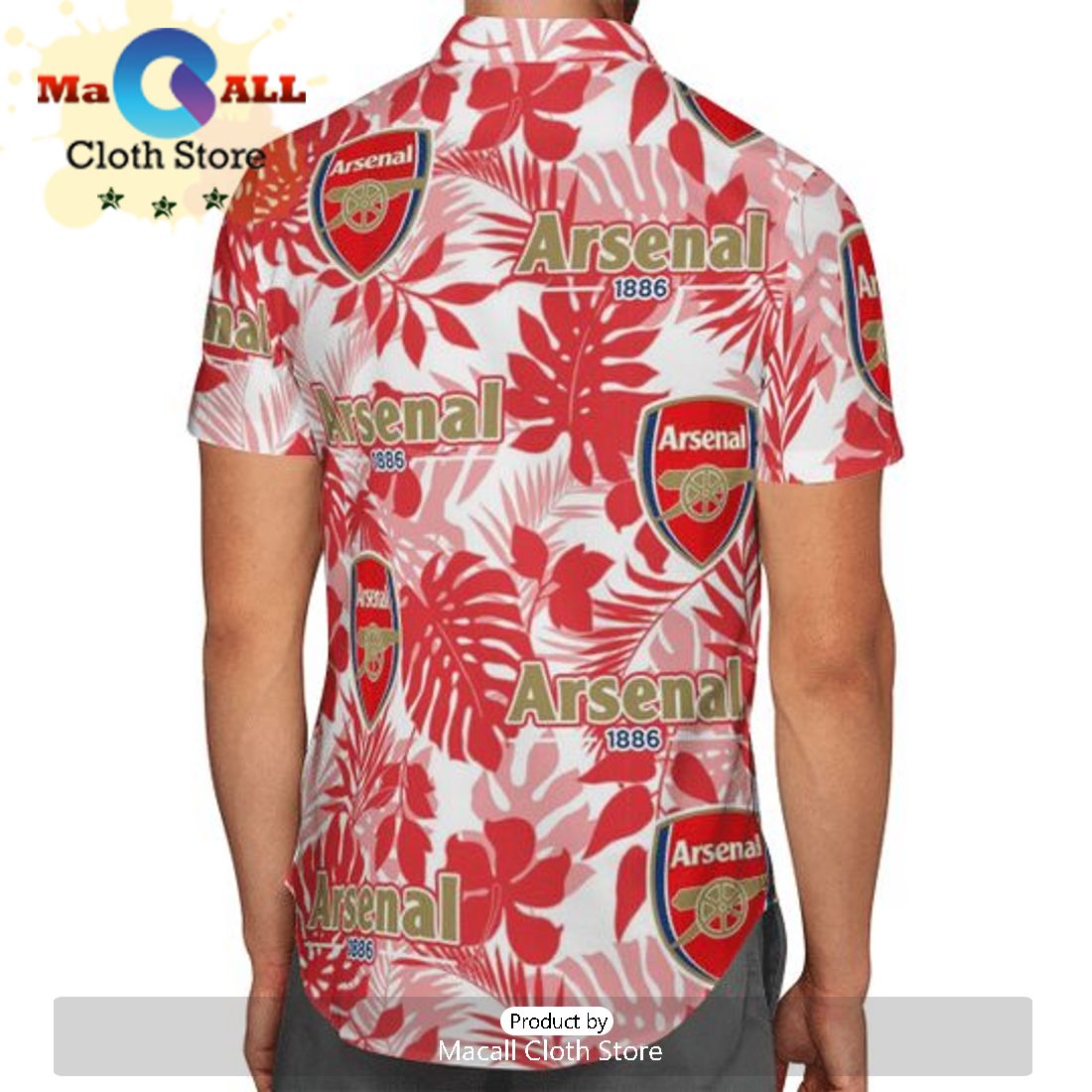 Arsenal FC Christmas Hawaiian Shirt