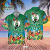 NBA Boston Celtics Floral Hawaiian Shirt