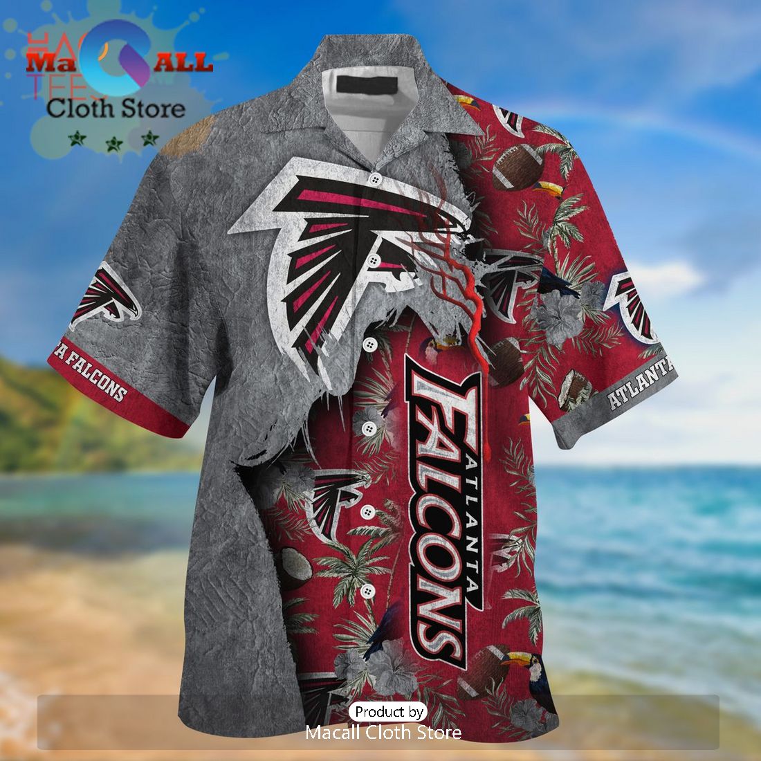 NFL Atlanta Falcons Halloween Jason Voorhees Hawaiian Shirt