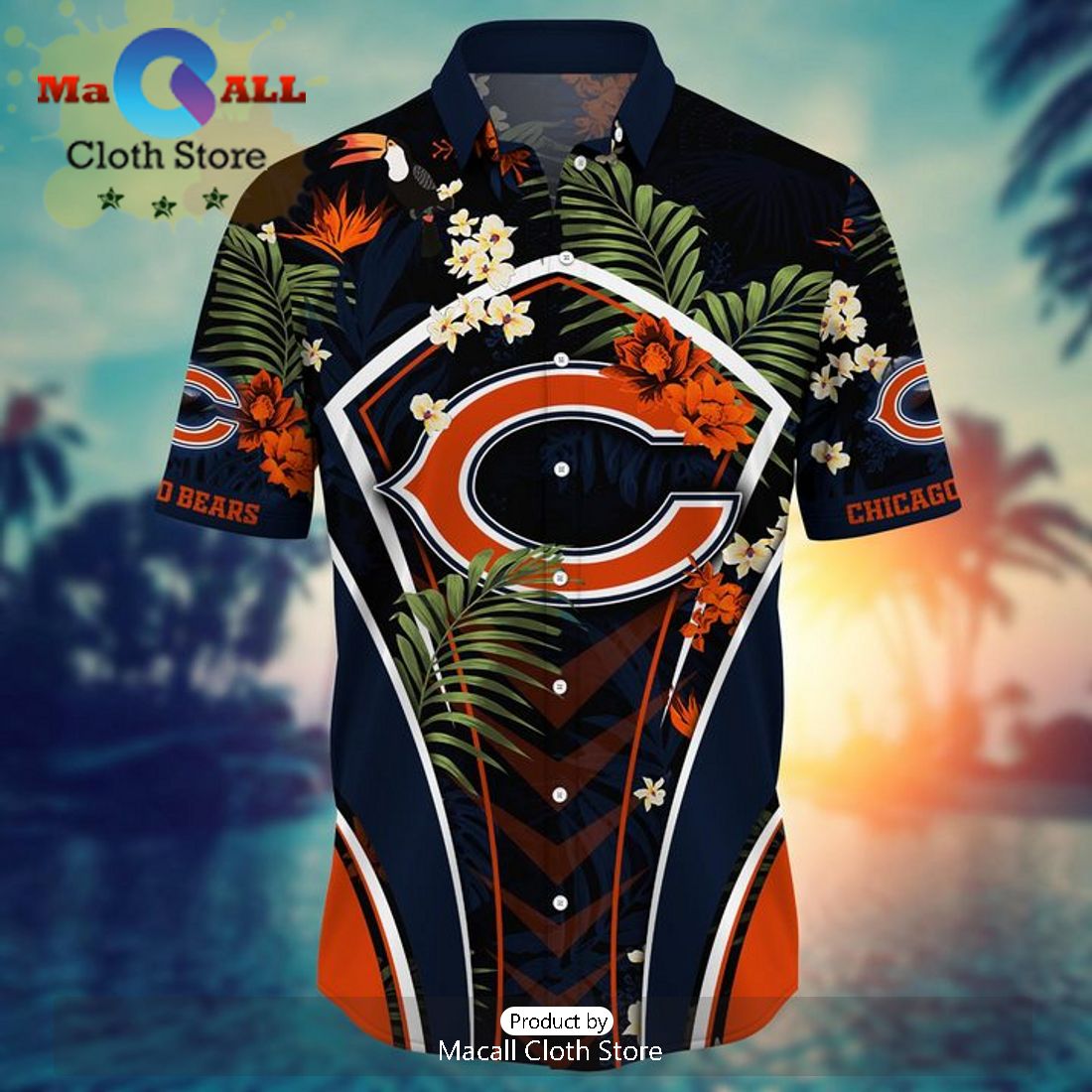 NFL Carolina Panthers Tropical Leafs Hawaiian Shirt