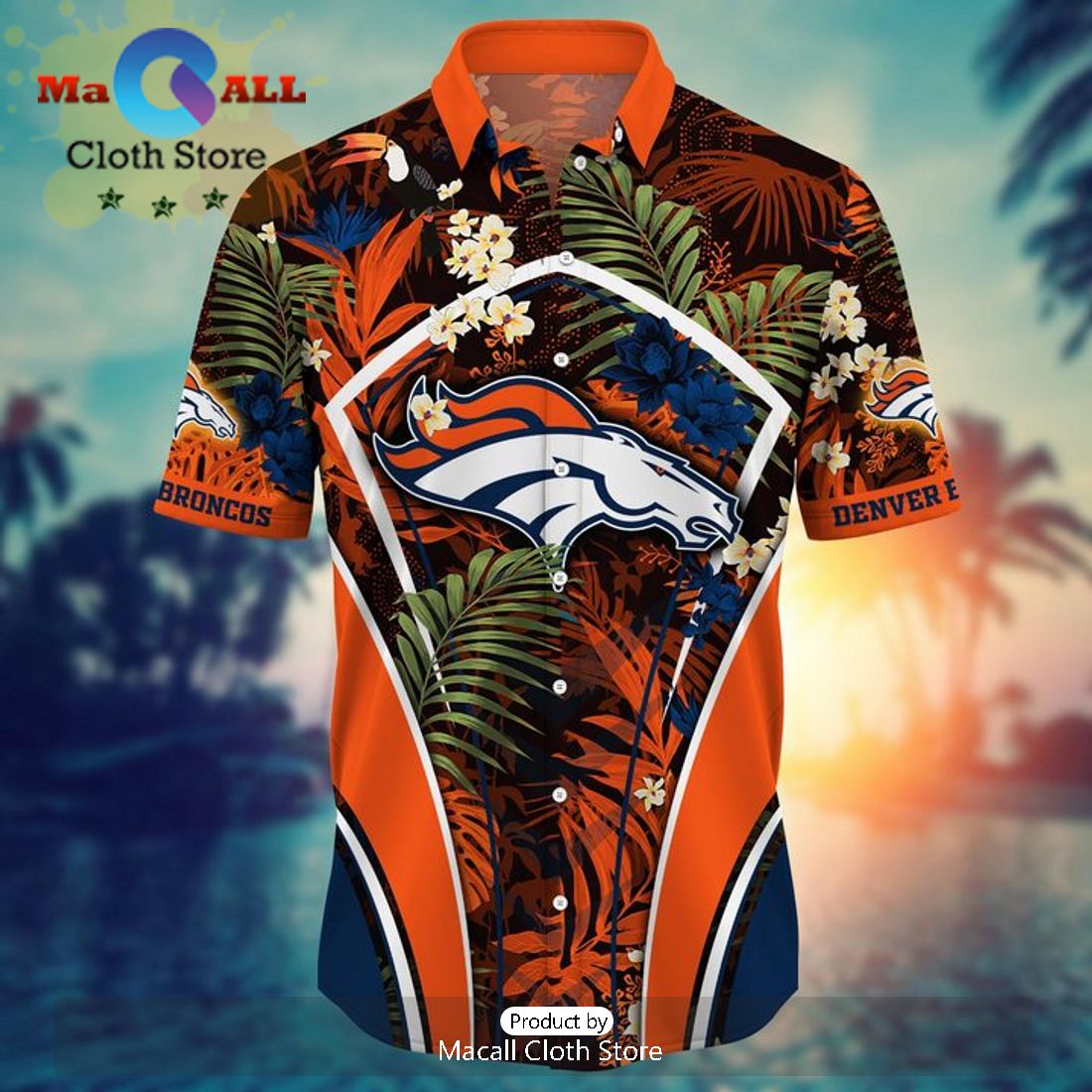 NFL Dallas Cowboys Tropical Leafs Hawaiian Shirt