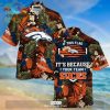 NFL Denver Broncos Halloween Orange Hawaiian Shirt