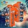 NFL Denver Broncos Orange Punisher Skull Hawaiian Shirt