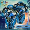 NFL Denver Broncos Tropical Flowers Hawaiian Shirt