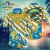 NFL Los Angeles Chargers Coconut Tree Blue Hawaiian Shirt