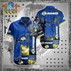 NFL Los Angeles Rams Samurai Defender Hawaiian Shirt