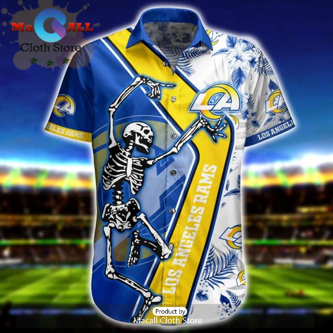 NFL Los Angeles Rams Tropical Best Gift For Fans Hawaiian Shirt NFL Los Angeles Rams Tropical Best Gift For Fans Hawaiian Shirt