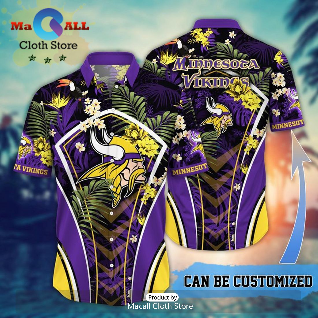 NFL Miami Dolphins Tropical Leafs Hawaiian Shirt