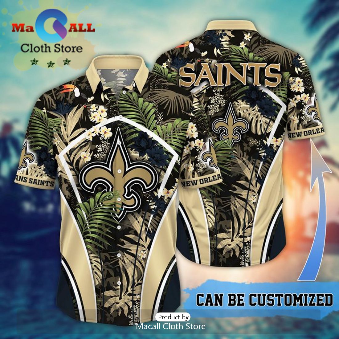 NFL New England Patriots Tropical Leafs Hawaiian Shirt