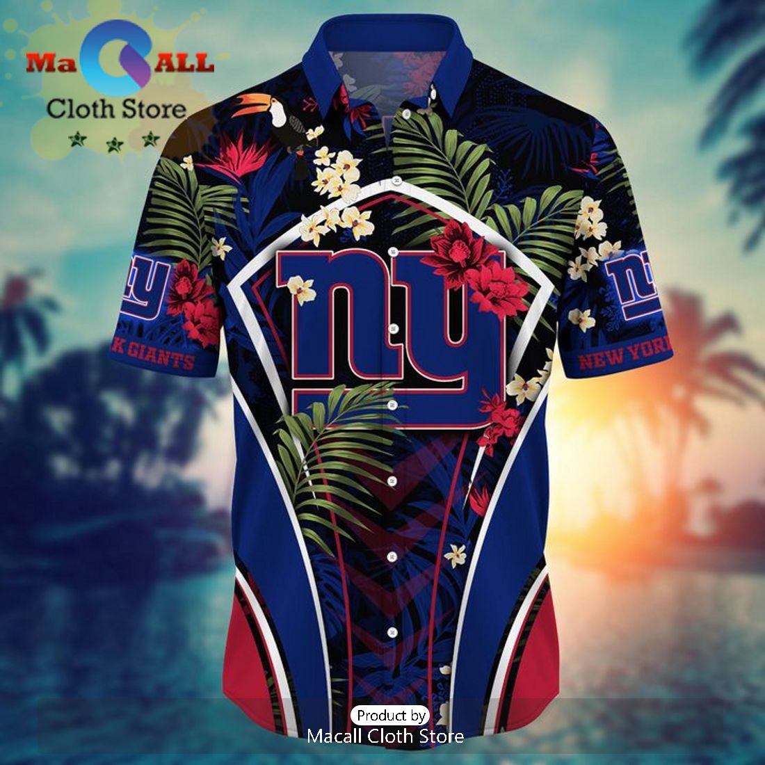 NFL New Orleans Saints Custom Tropical Leafs Hawaiian Shirt