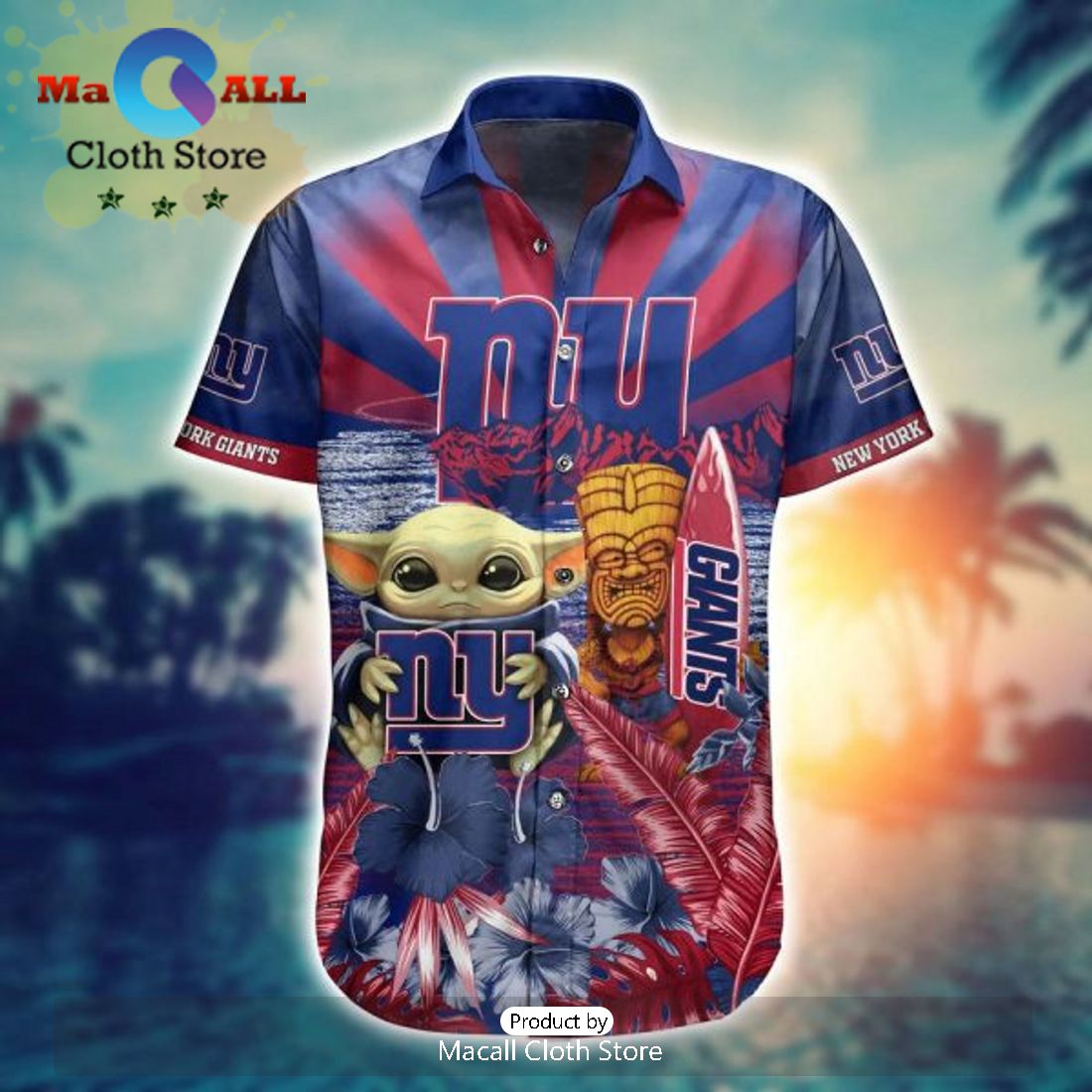 NFL New York Giants Custom Halloween Hawaiian Shirt