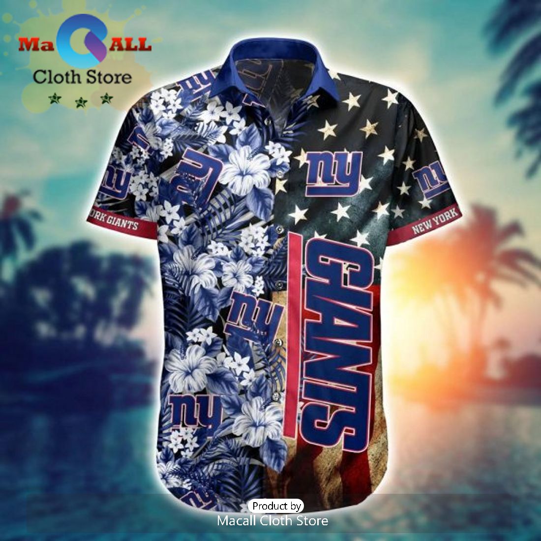 NFL New York Giants Halloween Night Hawaiian Shirt