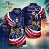 NFL New York Giants Black Cat Navy Blue Hawaiian Shirt
