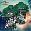 NFL New York Jets Grey Green Hawaiian Shirt