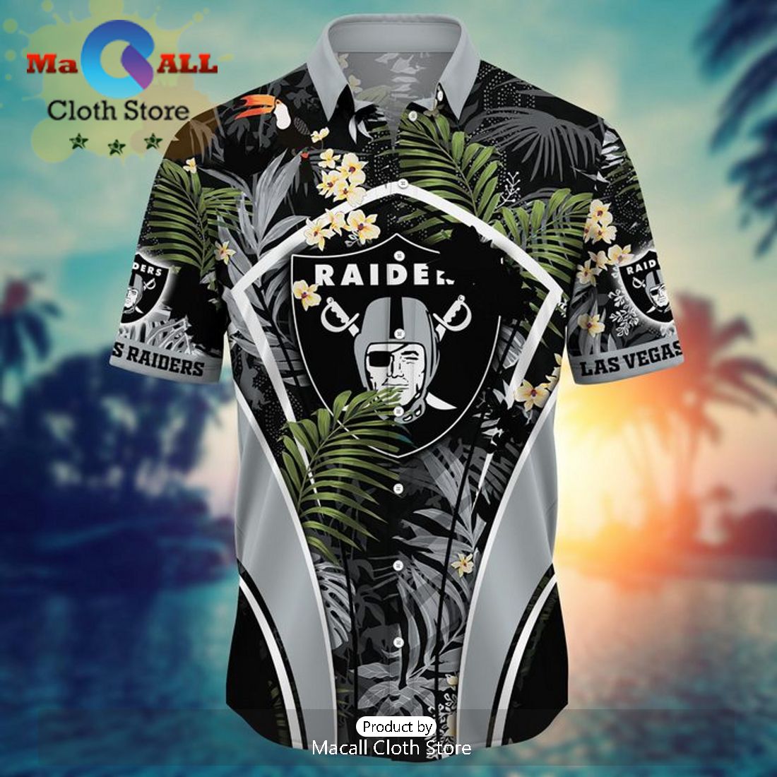 NFL New York Jets Tropical Leafs Hawaiian Shirt