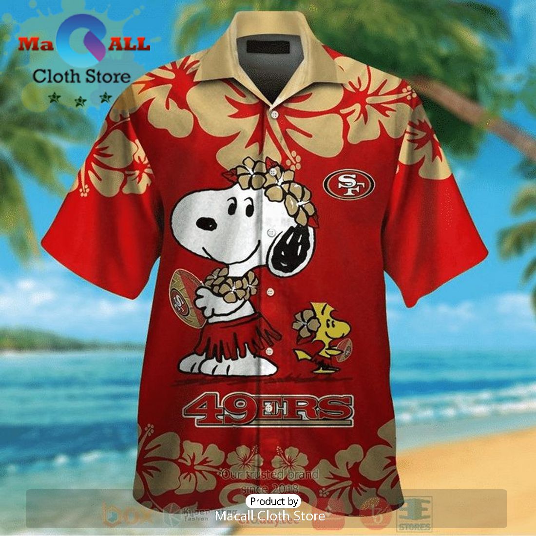 NFL San Francisco 49ers Eagles American Flag Hawaiian Shirt