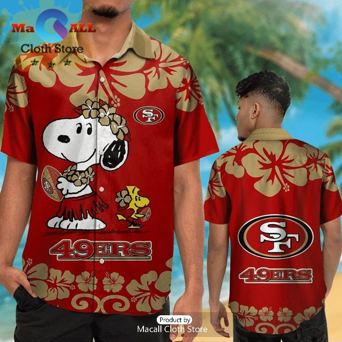 NFL San Francisco 49ers Eagles American Flag Hawaiian Shirt