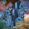 NFL Tennessee Titans Tropical Navy Blue Hawaiian Shirt