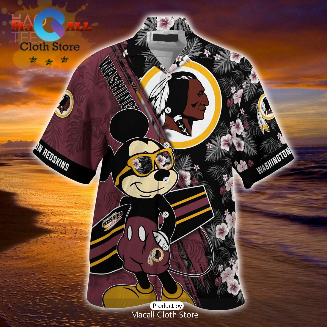 NFL Washington Redskins Baby Yoda Hawaiian Shirt