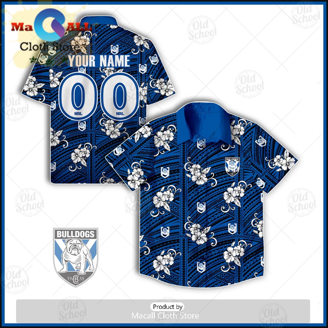 NRL Canberra Raiders Custom Tribal Hawaiian Shirt