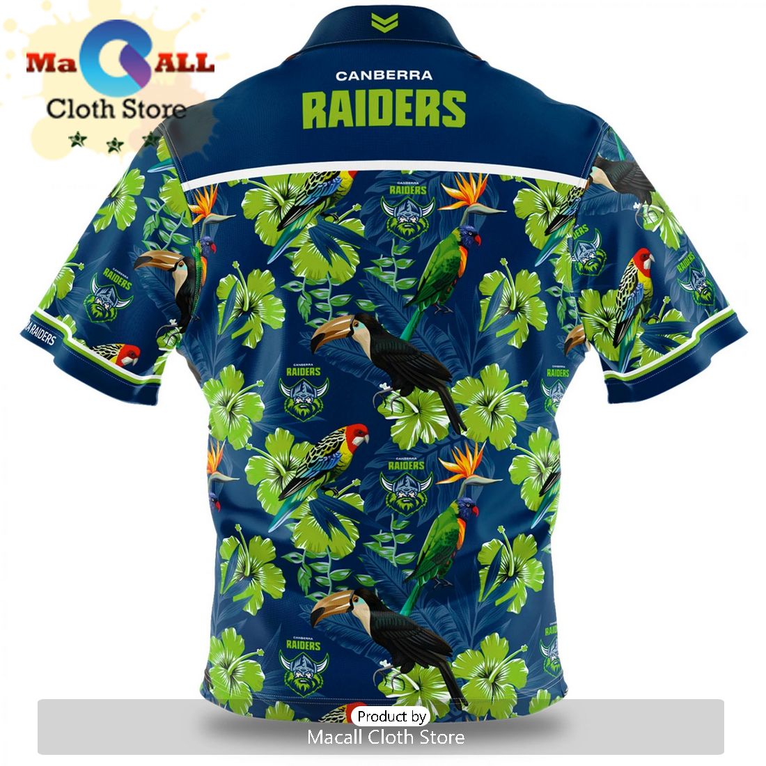 NRL Canberra Raiders Fanatics Hawaiian Shirt