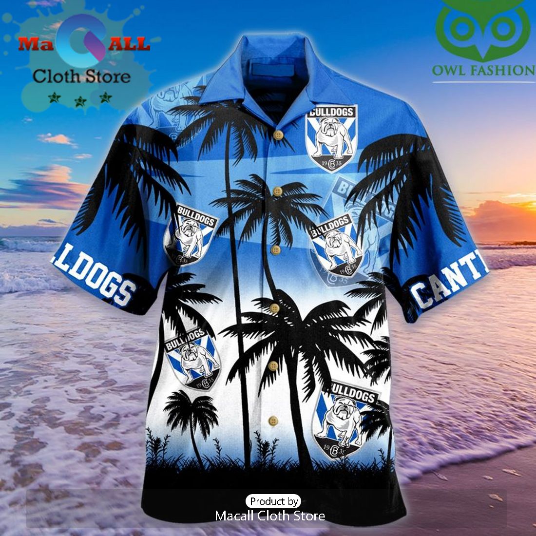 NRL Canterbury-Bankstown Bulldogs Custom Baby Groot Hawaiian Shirt