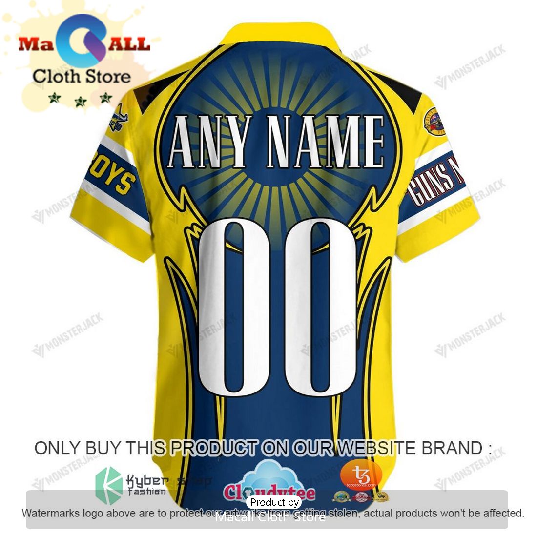 NRL North Queensland Cowboys Coconut Tree Islands Hawaiian Shirt