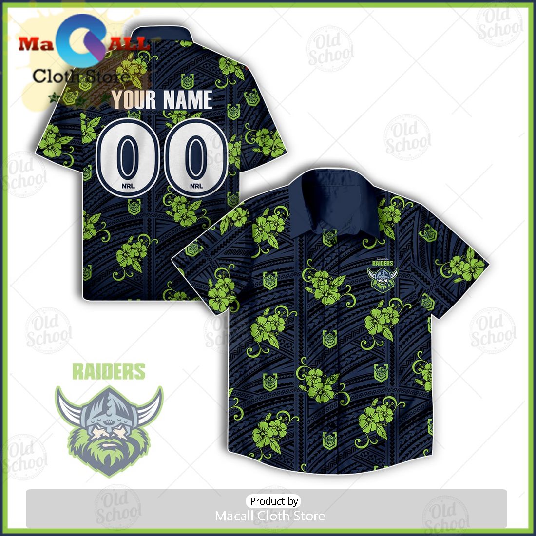 NRL Parramatta Eels Custom Tribal Hawaiian Shirt