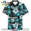 NRL Penrith Panthers Black White Hawaiian Shirt