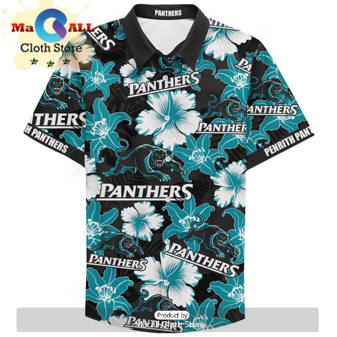 NRL Penrith Panthers Custom Tropical Fruit Hawaiian Shirt