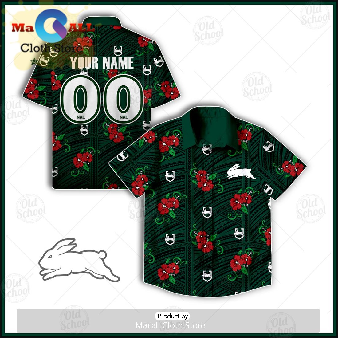NRL Penrith Panthers Floral Hawaiian Shirt Limited