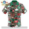 NRL South Sydney Rabbitohs Custom Text Indigenous Hawaiian Shirt