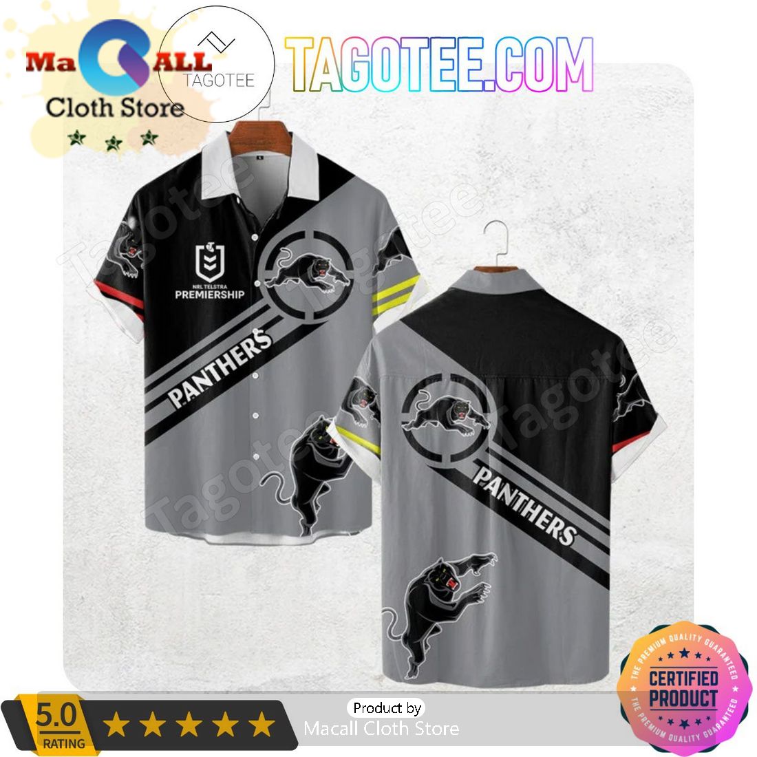 NRL Wests Tigers Fanatic Hawaiian Shirt