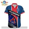 Paris Saint-Germain FC Blue Red Hawaiian Shirt