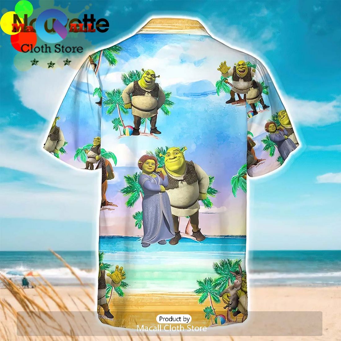 Shrek Flower Hawaiian Shirt Limited Edition