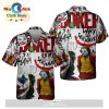 AC Milan Red White Flower Rossoneri Hawaiian Shirt