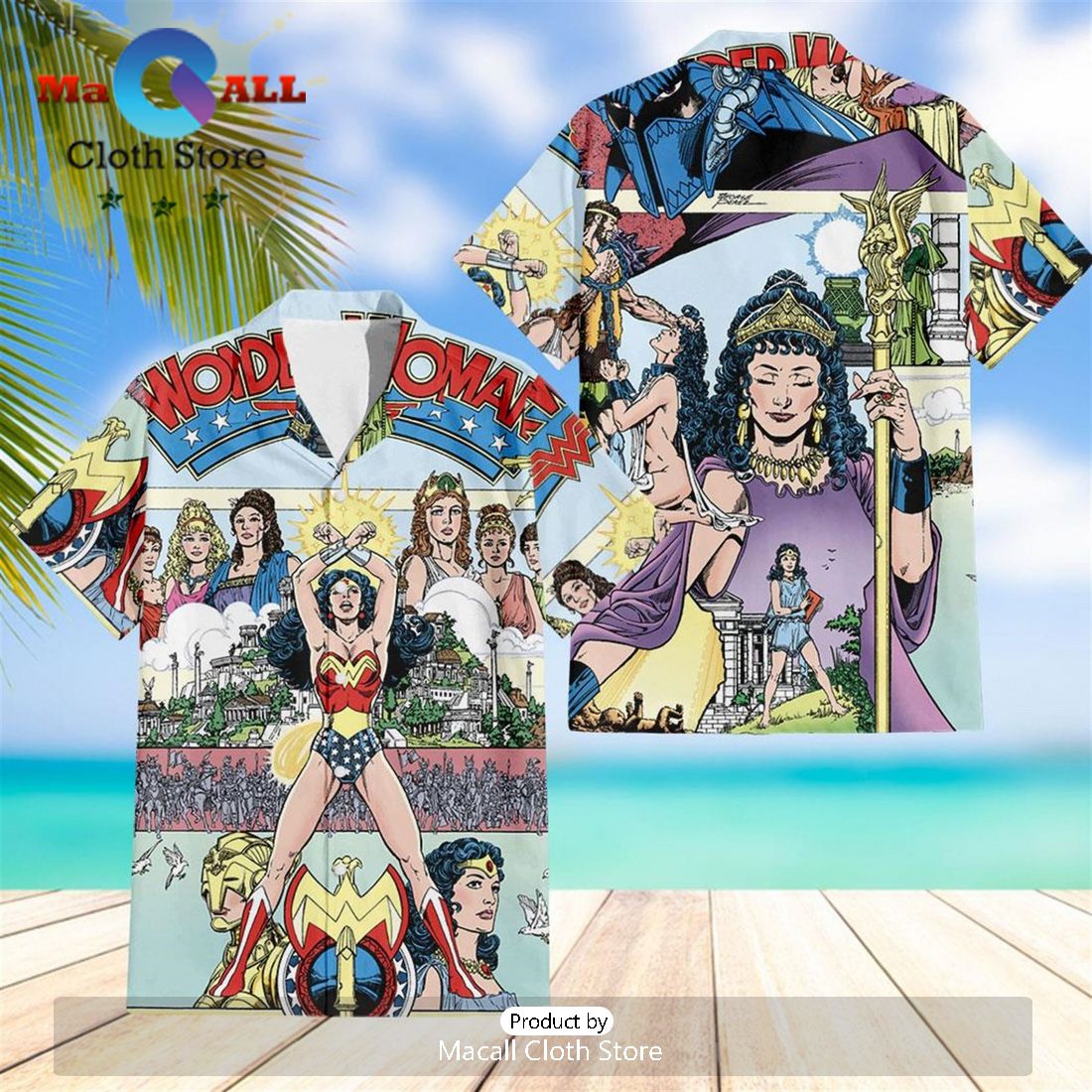 Wonder Woman Special Edition Hawaiian Shirt Wonder Woman Special Edition Hawaiian Shirt