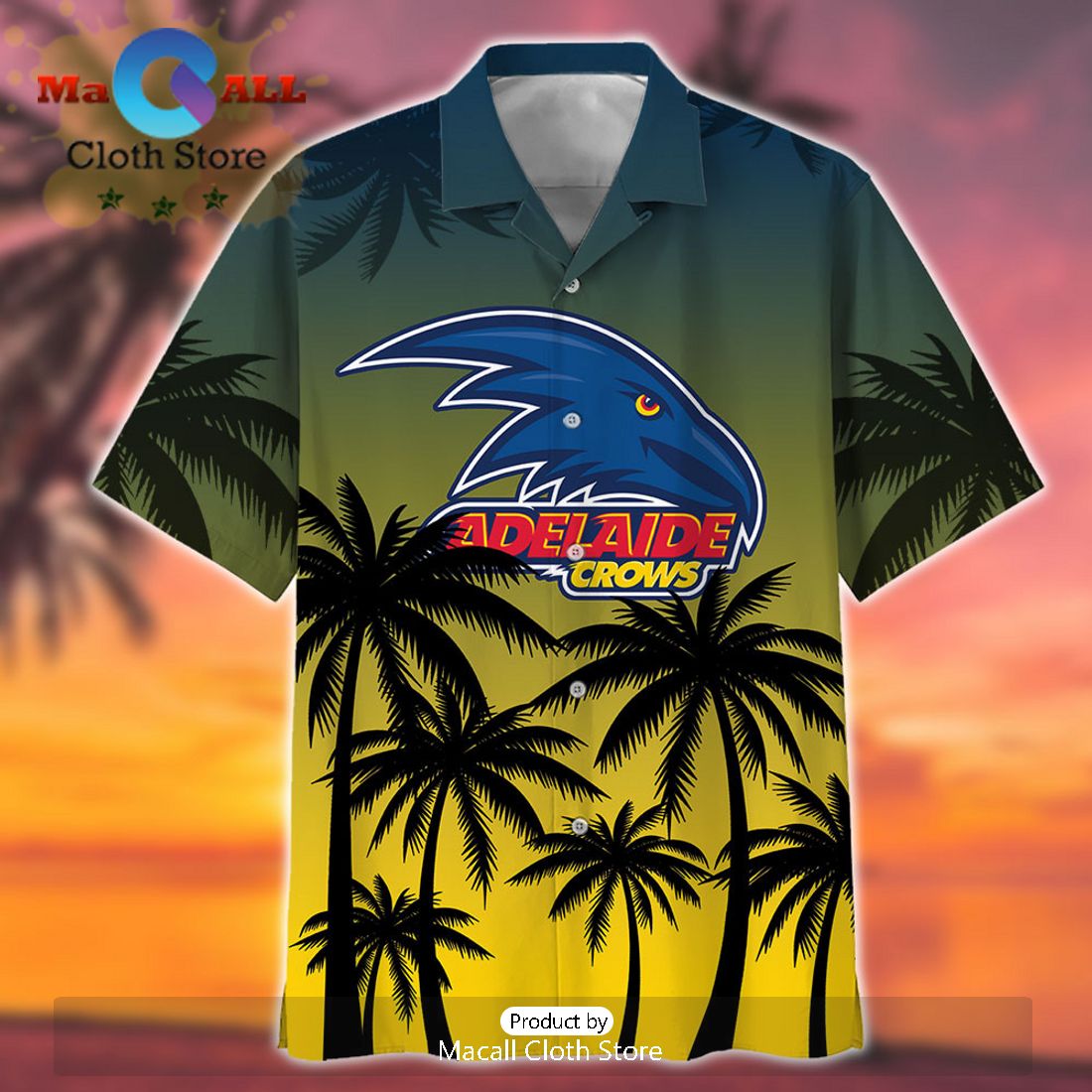 AFL Adelaide Crows Sport Summer Personalized Island Hawaiian Shirt