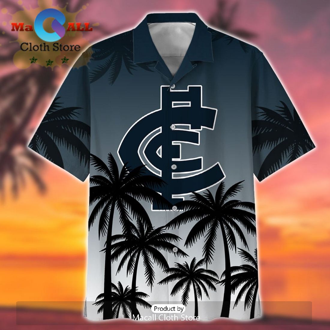 AFL Carlton Blues Sport Beach Summer Personalized Hawaiian Shirt