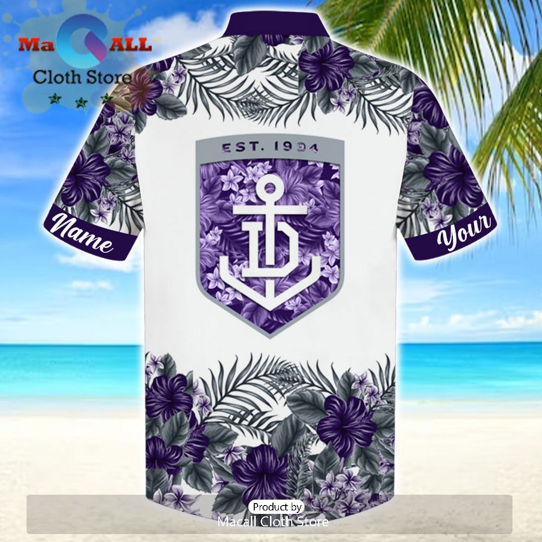 AFL Fremantle Dockers Sport Personalized Vacation Hawaiian Shirt