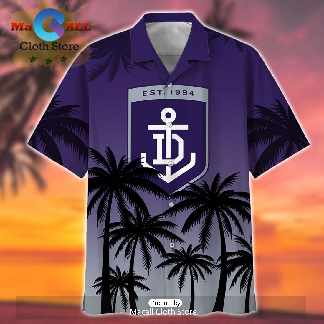AFL Fremantle Dockers Sport Summer Personalized Island Hawaiian Shirt