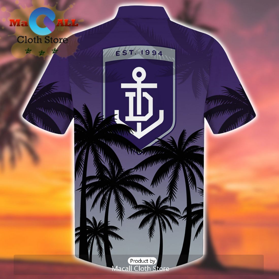 AFL Fremantle Dockers Sport Summer Personalized Island Hawaiian Shirt