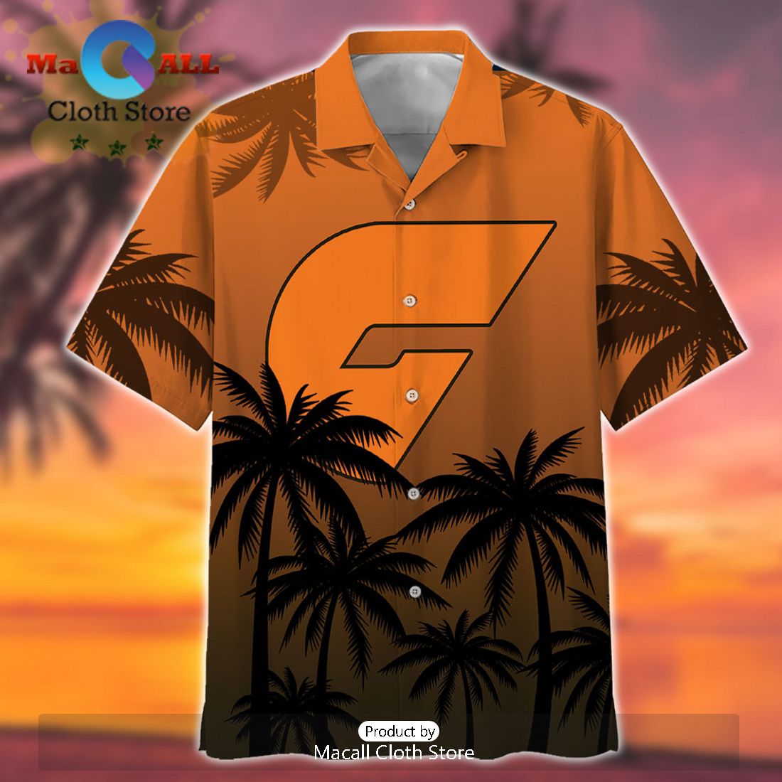 AFL GWS Giants Sport Beach Summer Personalized Hawaiian Shirt