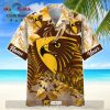 AFL Hawthorn Hawks Sport Summer Personalized Beach Hawaiian Shirt