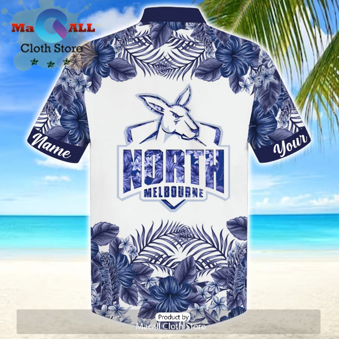 AFL North Melbourne Kangaroos Sport Personalized Island Hawaiian Shirt