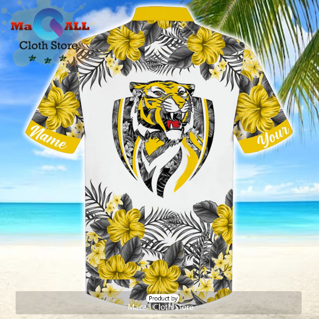 AFL Richmond Tigers Sport Personalized Island Hawaiian Shirt