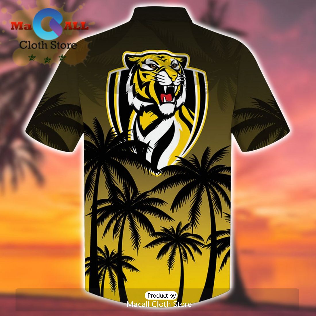 AFL Richmond Tigers Sport Summer Personalized Vacation Hawaiian Shirt