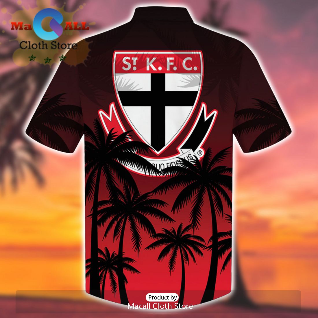 AFL St Kilda Saints Sport Island Summer Personalized Hawaiian Shirt