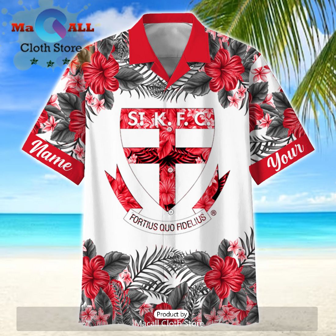 AFL St Kilda Saints Sport Personalized Tropical Hawaiian Shirt