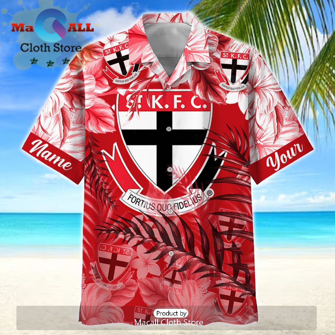 AFL St Kilda Saints Sport Personalized Vacation Hawaiian Shirt